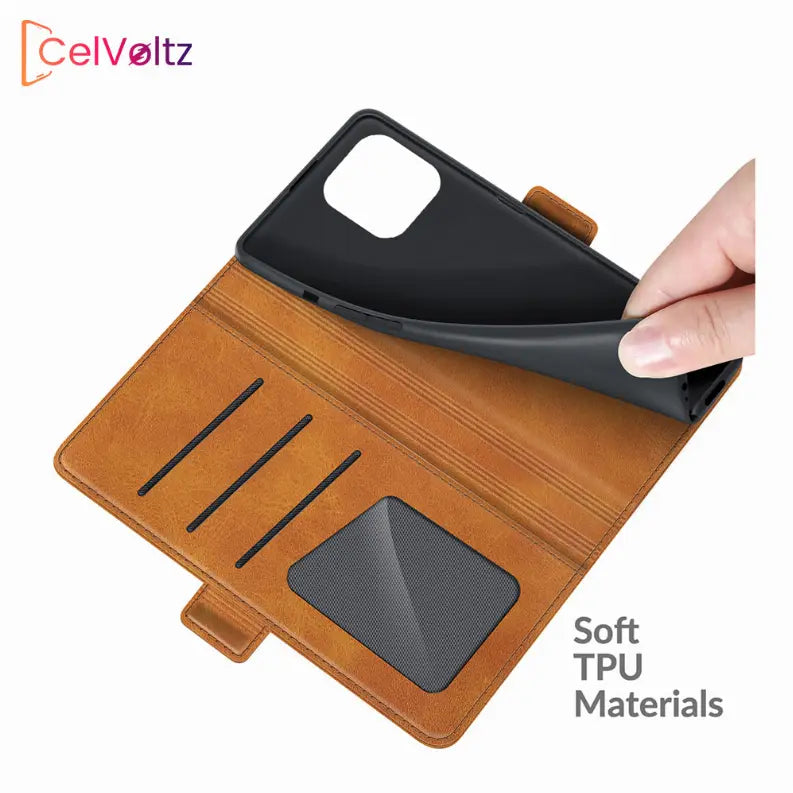 Celvoltz Wallet Case Pu Leather Premium Quality CelVoltz