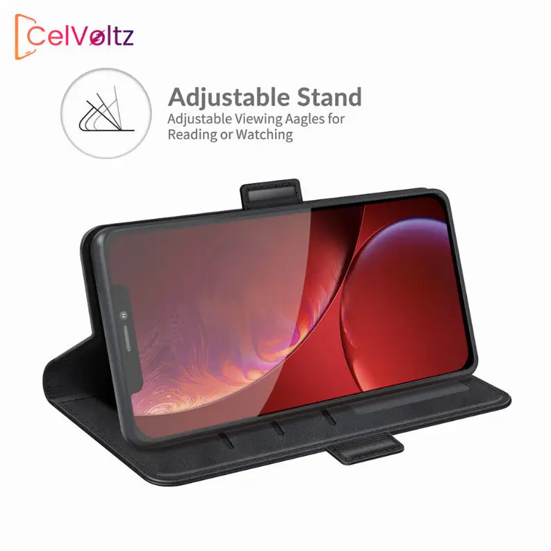 Celvoltz Wallet Case Pu Leather Premium Quality CelVoltz