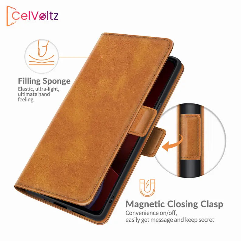 Celvoltz Wallet Case Pu Leather Premium Quality CelVoltz
