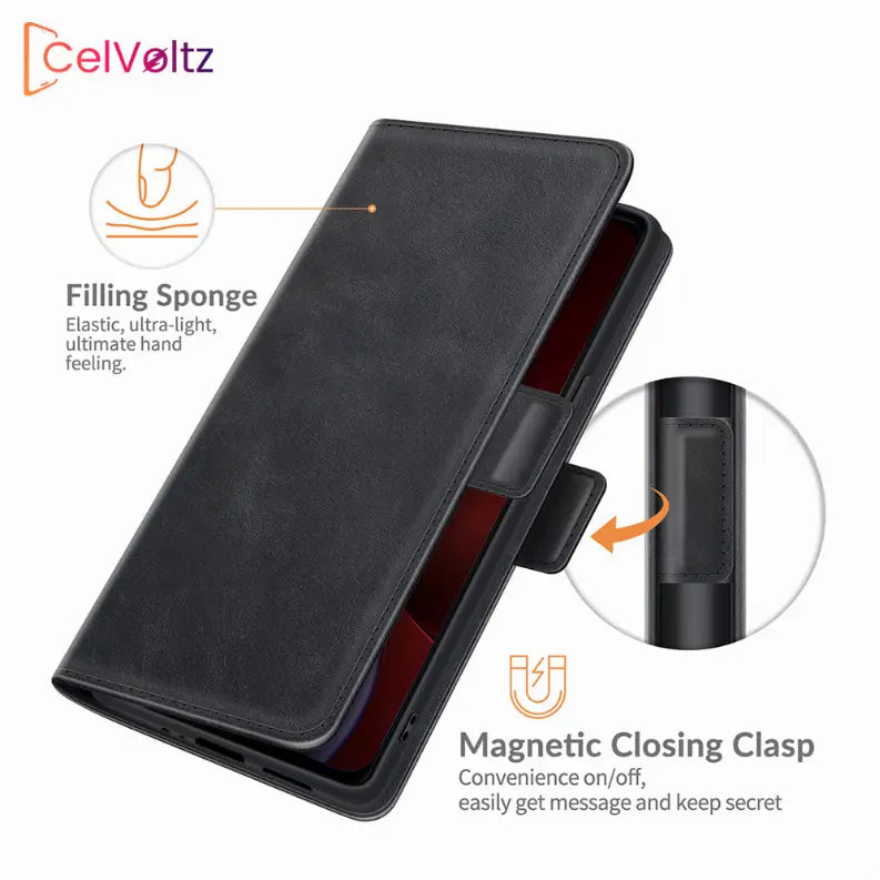 Celvoltz Wallet Case Pu Leather Premium Quality CelVoltz