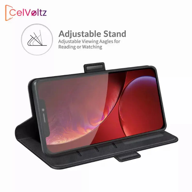 Celvoltz Wallet Case Pu Leather Premium Quality CelVoltz