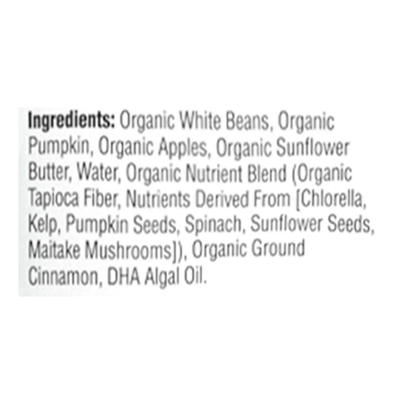 Cerebelly - Puree Organic 2 White Bean Pumpkin Apple - Case Of 6 - 4 Ounces Cerebelly