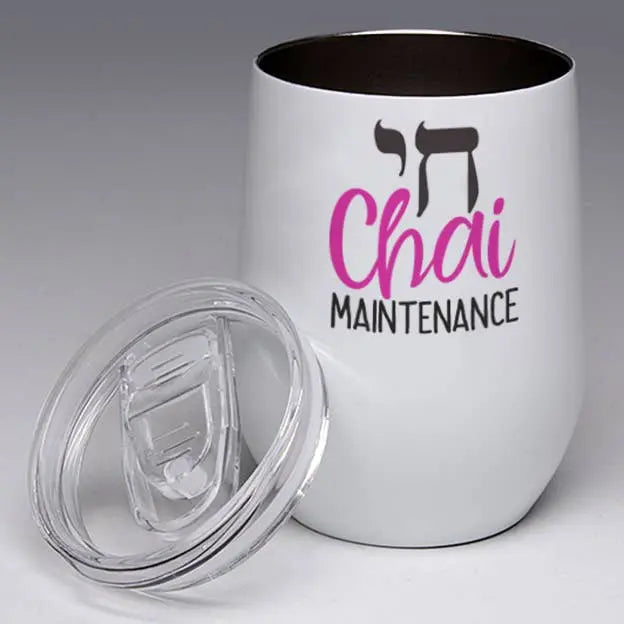 Chai Maintenance Stemless Wine Glass Tumbler LIANE FRIED STUDIO