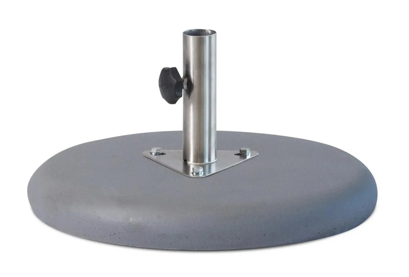 Charcoal Market Umbrella Concrete Mounted Umbrella Base Homeroots Outdoor