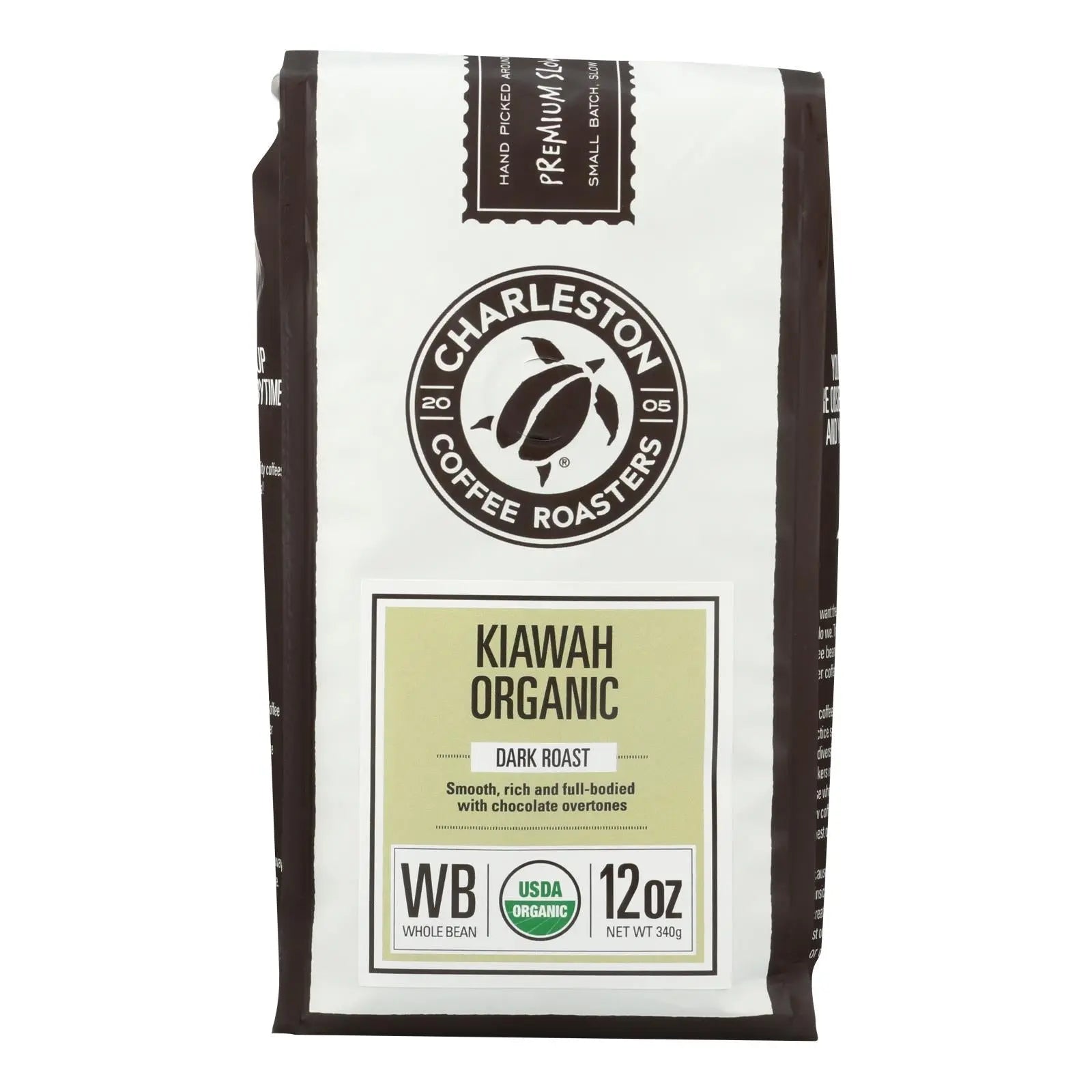Charleston Coffee Roasters - Coffee Kiawah Whole Bean - Case Of 6 - 12 Oz Charleston Coffee Roasters
