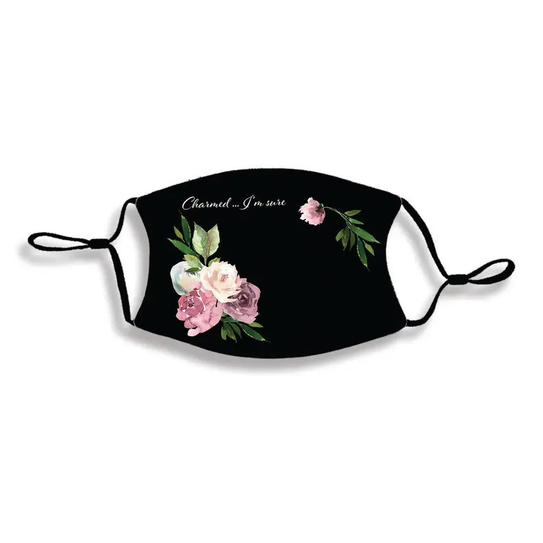 Charmed I'M Sure Floral Face Mask Dicksons Inc