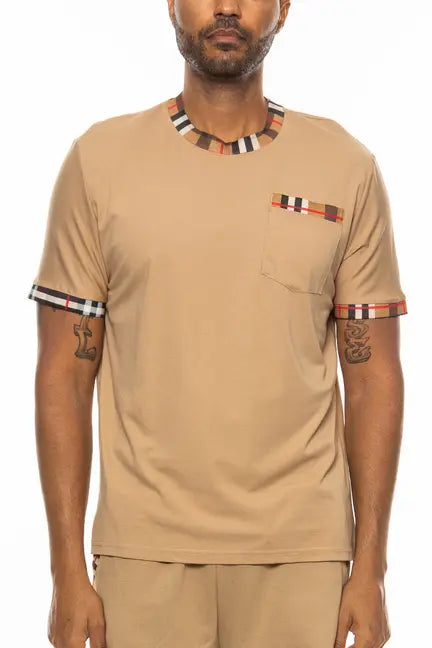 Checkered Detail TShirt WEIV