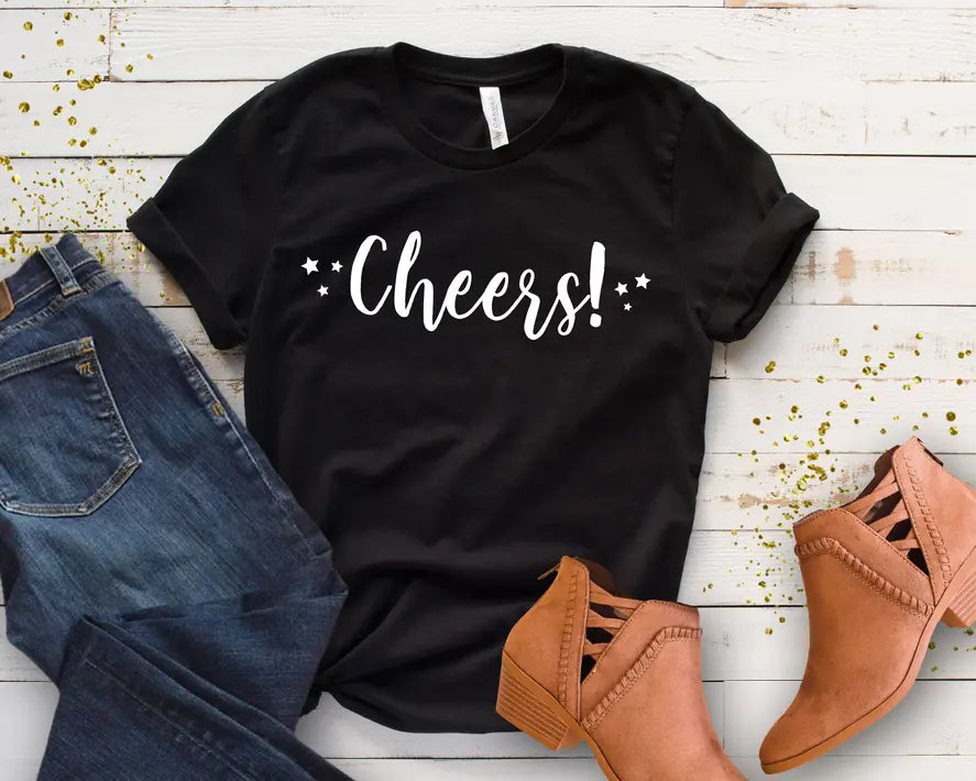 Cheers New Years Eve Shirt | Party Shirt Stiles Tee