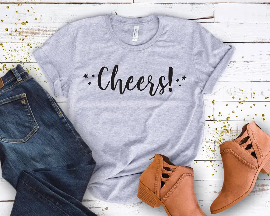 Cheers New Years Eve Shirt | Party Shirt Stiles Tee