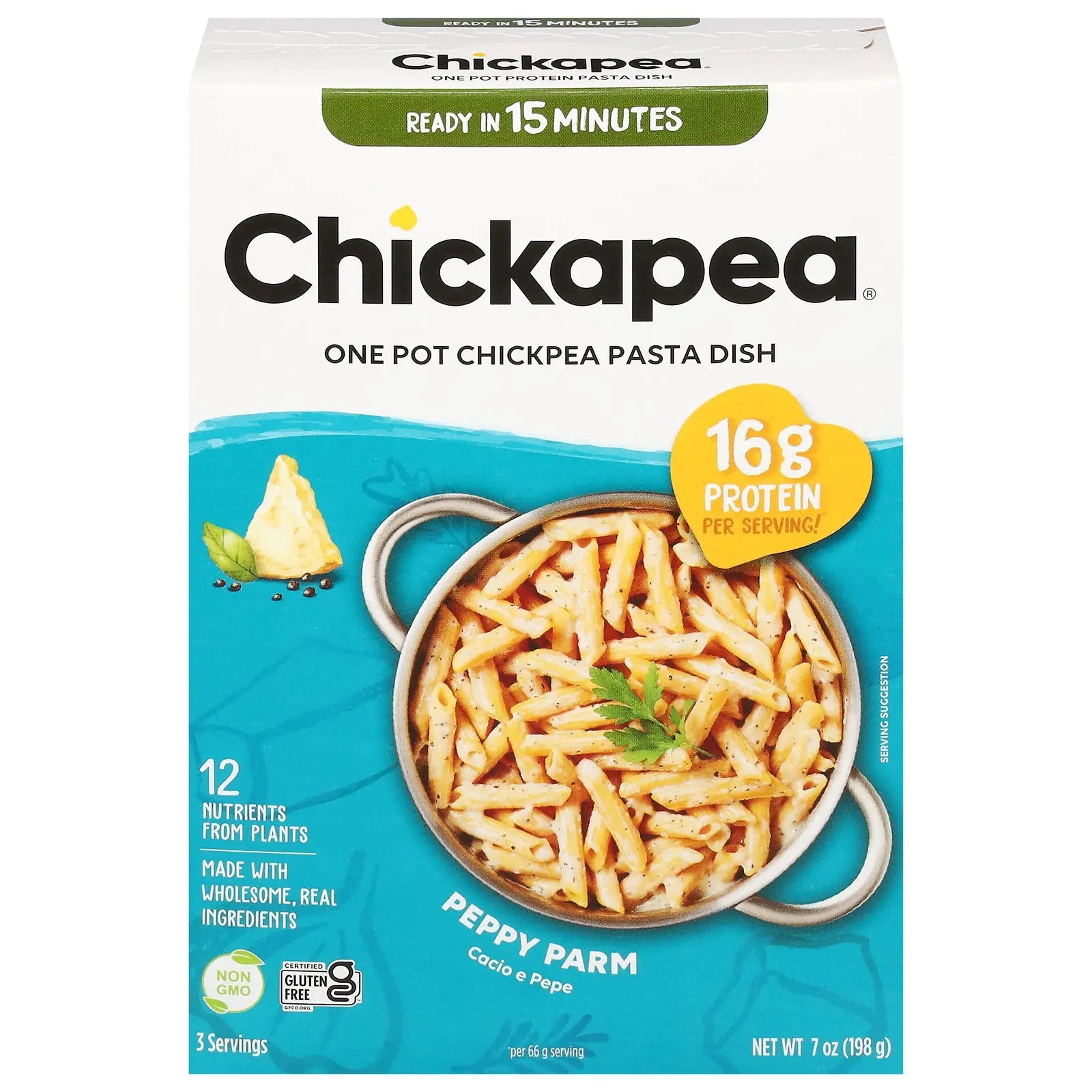 Chickapea Pasta - Chkp Psta 1 Pot Ppr Parm - Cs Of 6-7 Oz Chickapea Pasta