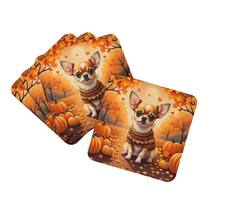Chihuahua Fall Pair of Pot Holders Caroline's Treasures