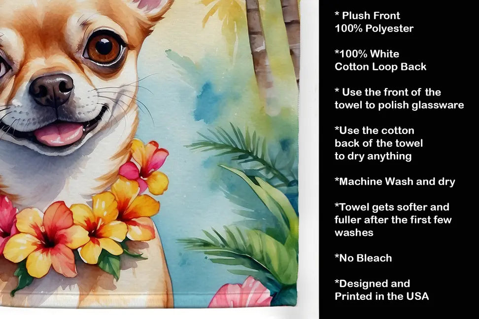 Chihuahua Luau Pair of Pot Holders Caroline's Treasures