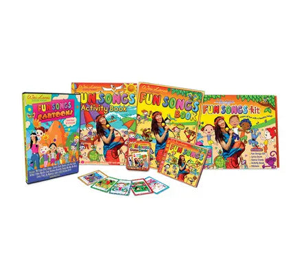 Children's Yoga DVD, CD, Activity Book & Game Cards Kit Wai Lana