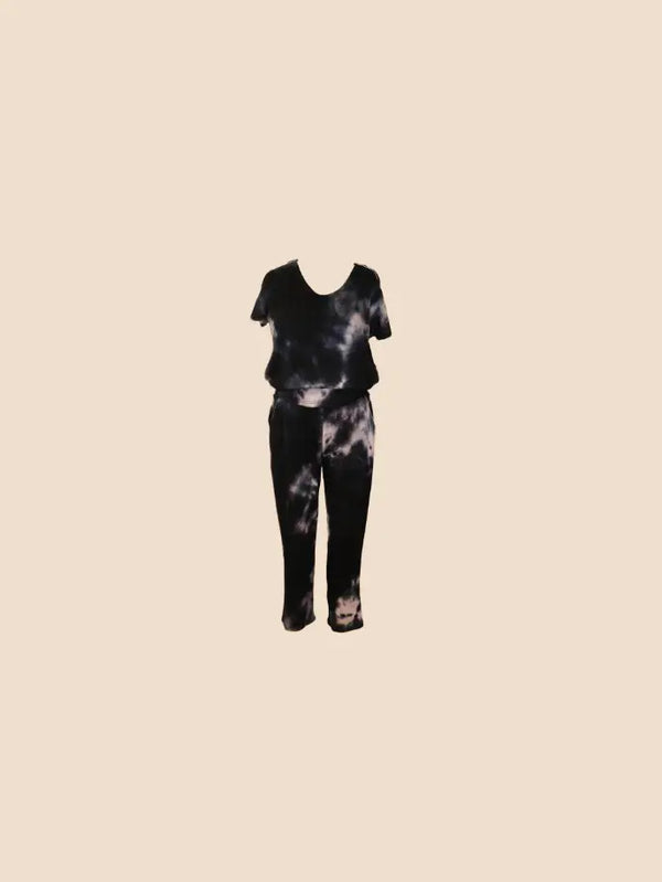 Chill Out Tie Dye Jumpsuit Tru Luv