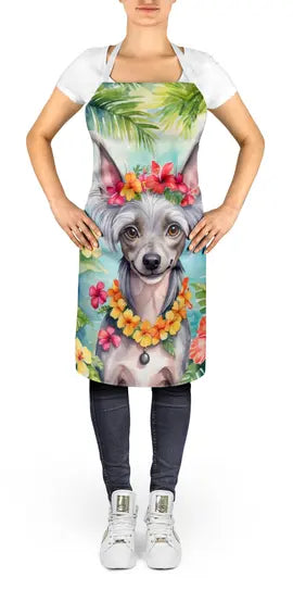 Chinese Crested Luau Apron Caroline's Treasures
