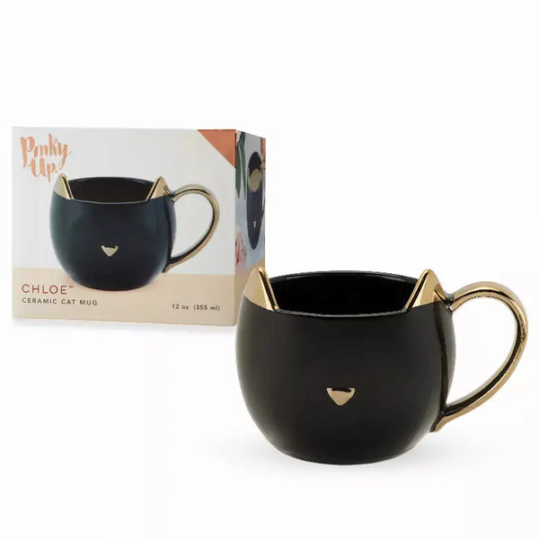 Chloe Black Cat Mug True Brands