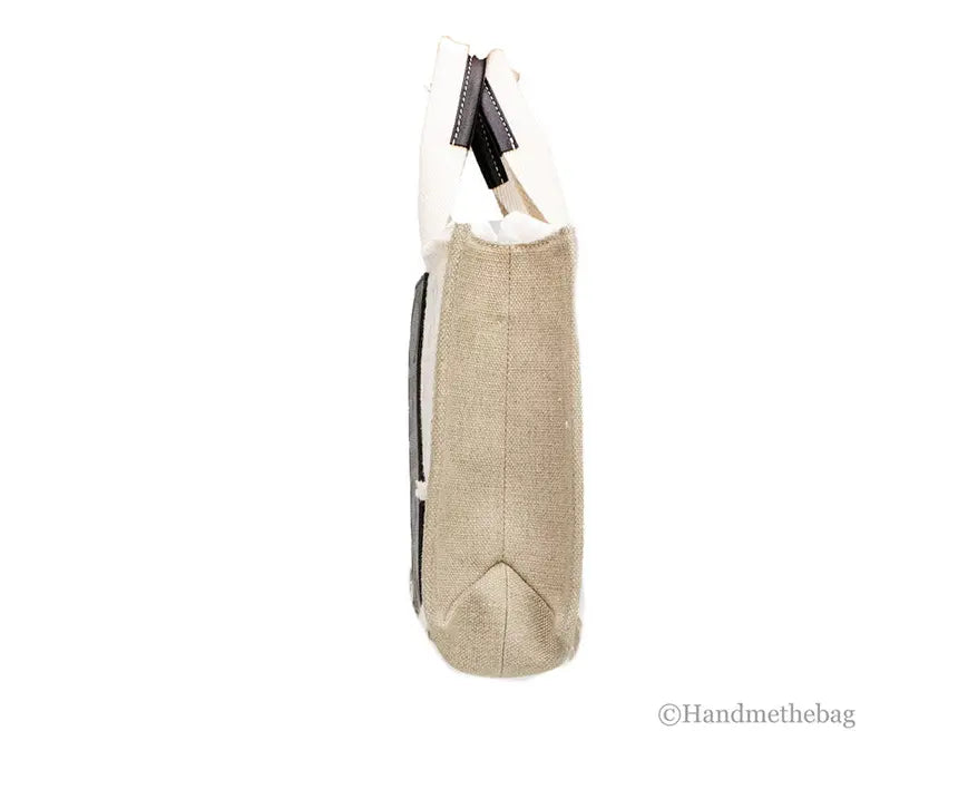 Chloe Small Undone Straps Canvas Sand Woody Tote Bag JV Deals