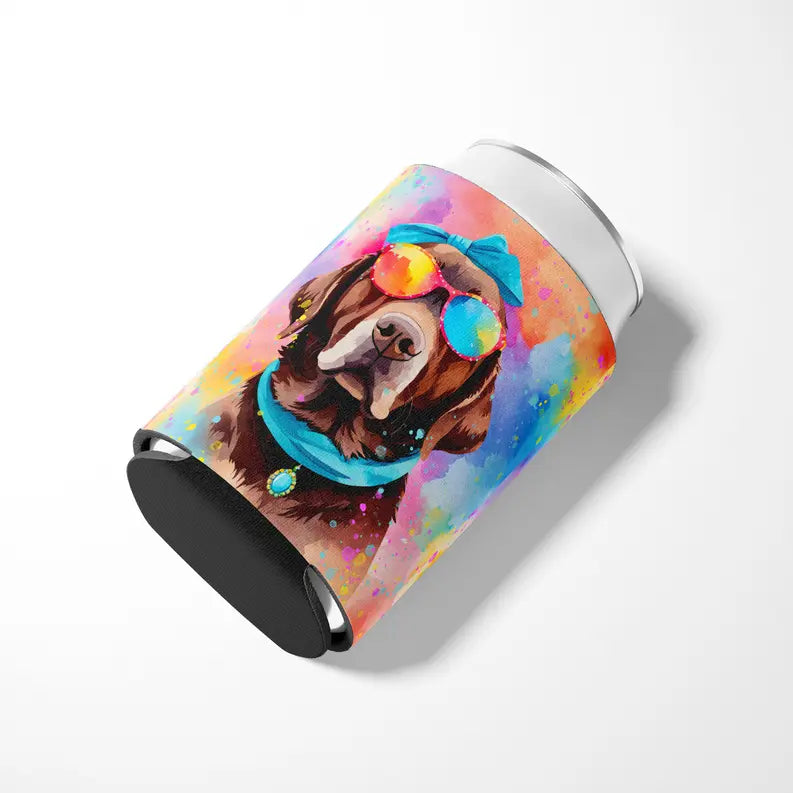 Chocolate Labrador Hippie Dawg Pair of Pot Holders Caroline's Treasures