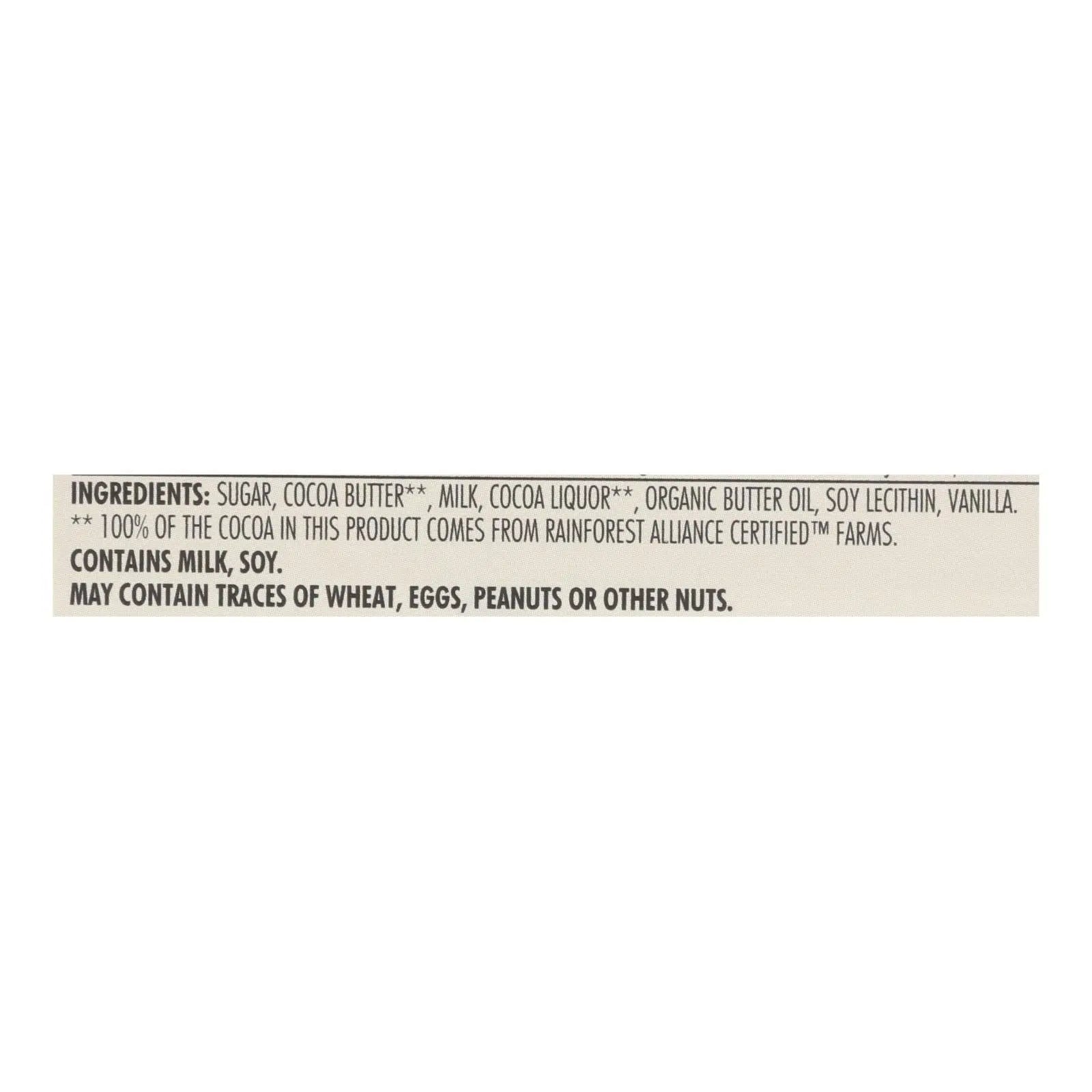Chocolove Xoxox - Premium Chocolate Bar - Milk Chocolate - Pure - 3.2 Oz Bars - Case Of 12 Chocolove Xoxox