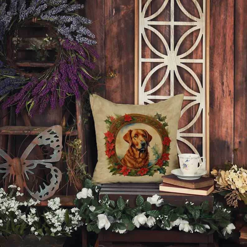 Chow Chow Christmas Flowers Pair of Pot Holders Caroline's Treasures