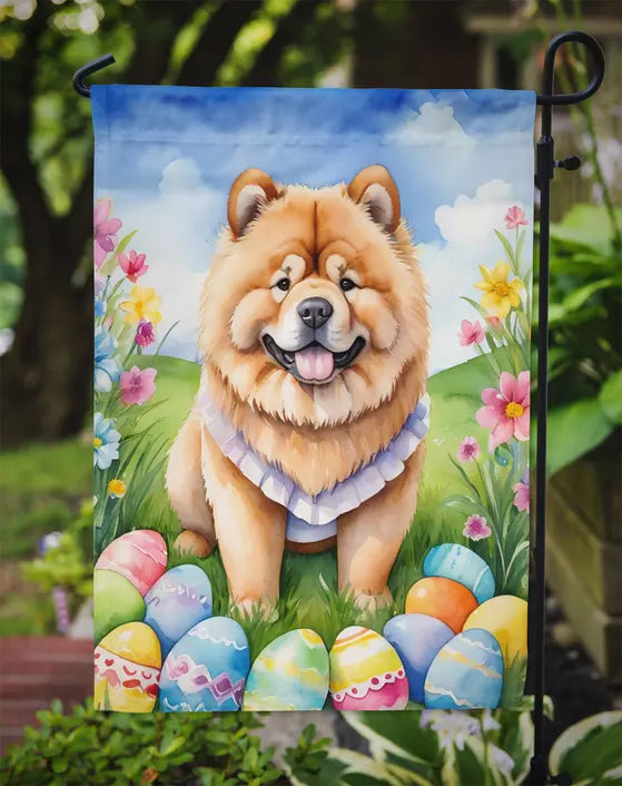 Chow Chow Easter Egg Hunt Garden Flag Caroline's Treasures