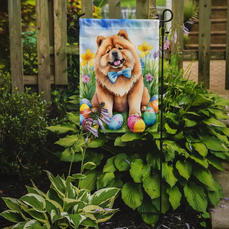 Chow Chow Easter Egg Hunt Garden Flag Caroline's Treasures
