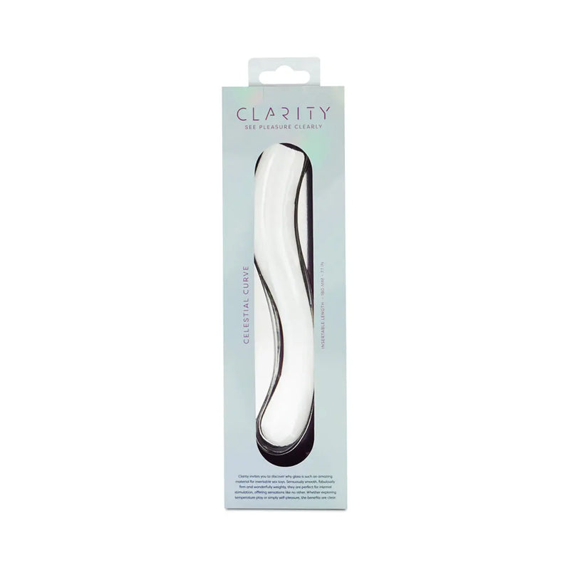 Clarity Celestial Curve Glass Dildo Creative Conceptions