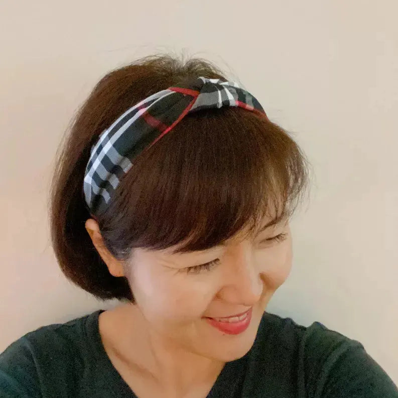 Classic Plaid Headband Ellison+Young