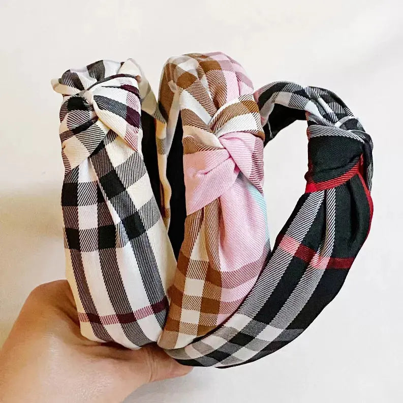 Classic Plaid Headband Ellison+Young