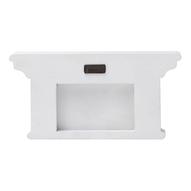 Classic White Two Hook Hanging Coat Rack Homeroots Organization