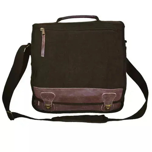 "Classic" Euro-Style Messenger Bag - Vintage Brown Fox Outdoor