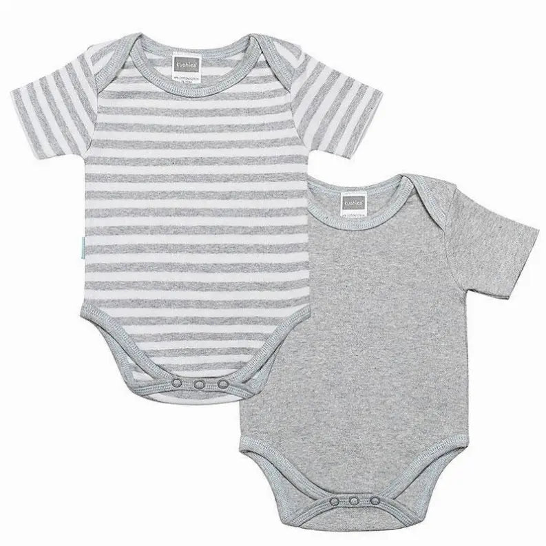 Classics 2Pk Short Sleeve Bodysuits (Boy) Kushies