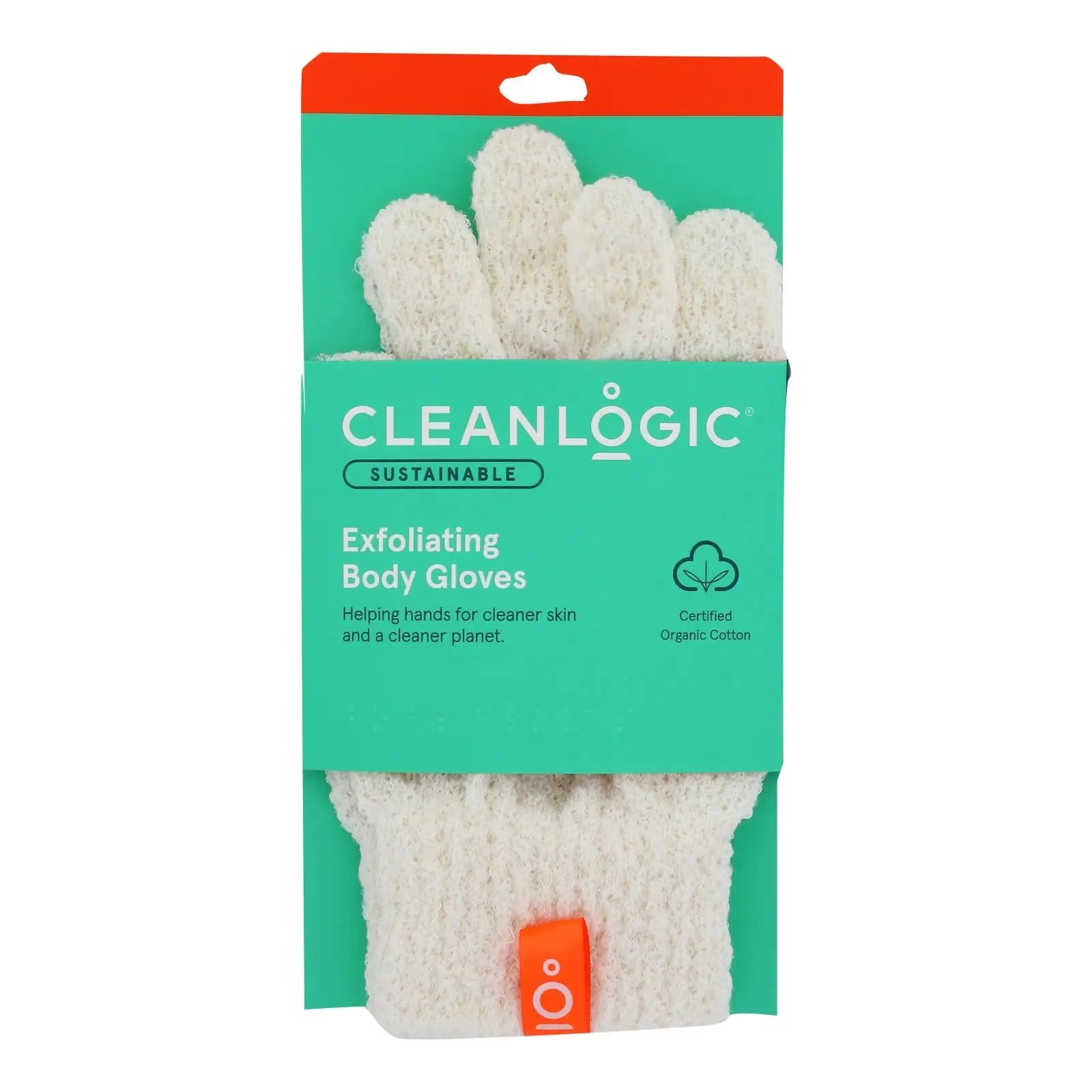 Cleanlogic - Bath Gloves Exfoliating - 2 Ct Cleanlogic