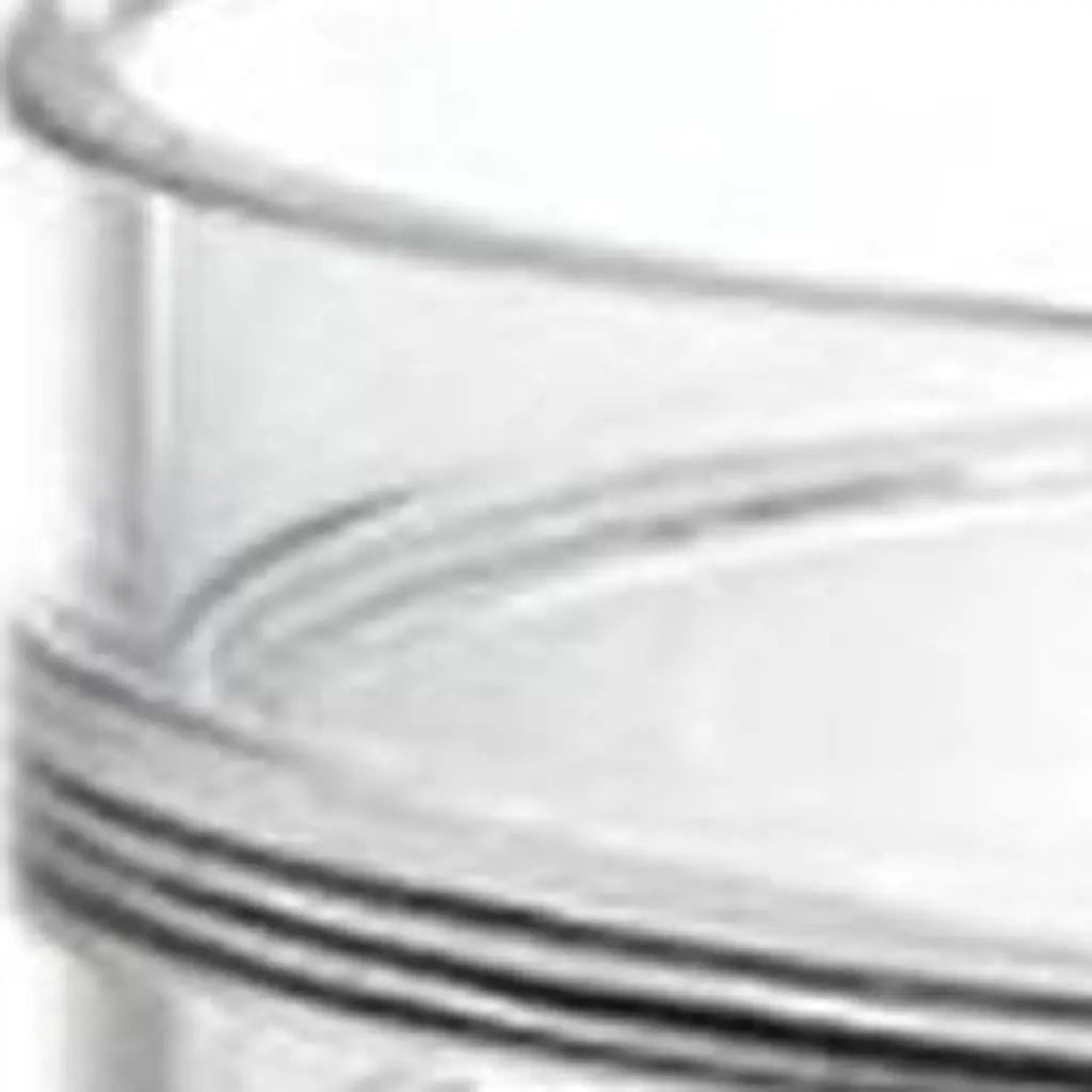 Clear And Gray Plastic Straight Shape Stemless All Purpose Wine Glass Homeroots Kitchen & Dining