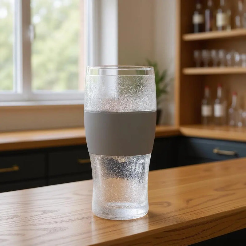 Clear And Gray Tritan Plastic Unique Shape Stemless Pint Glass Homeroots Kitchen & Dining