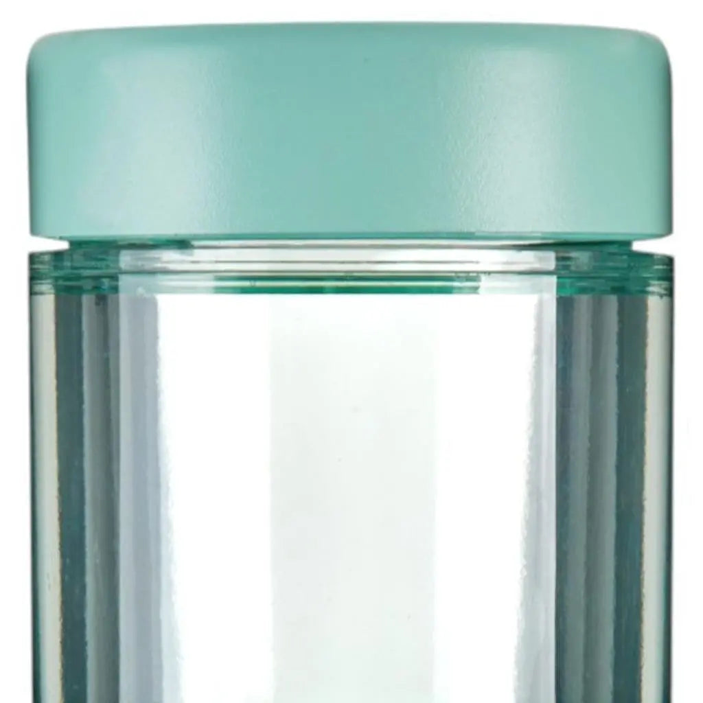 Clear And Green Stainless Steel Straight Shape Stemless Drinking Glass Homeroots Kitchen & Dining