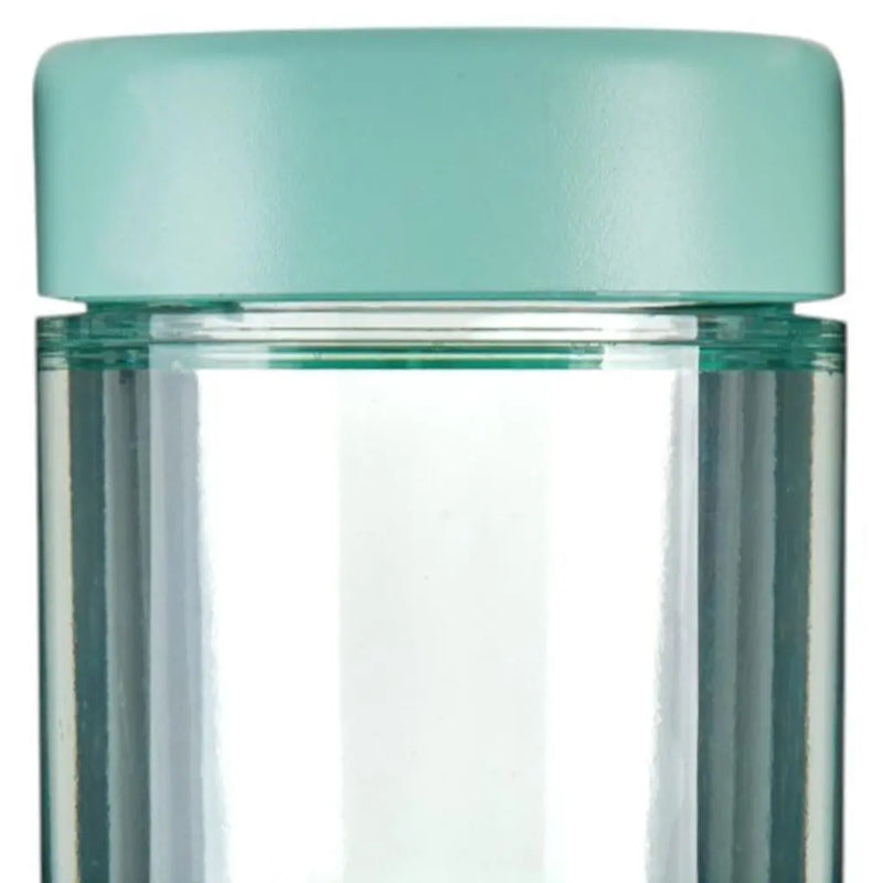 Clear And Green Stainless Steel Straight Shape Stemless Drinking Glass Homeroots Kitchen & Dining