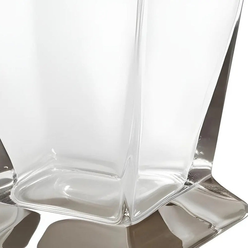 Clear Crystal Angular Shape Stemless Decanter Homeroots Kitchen & Dining