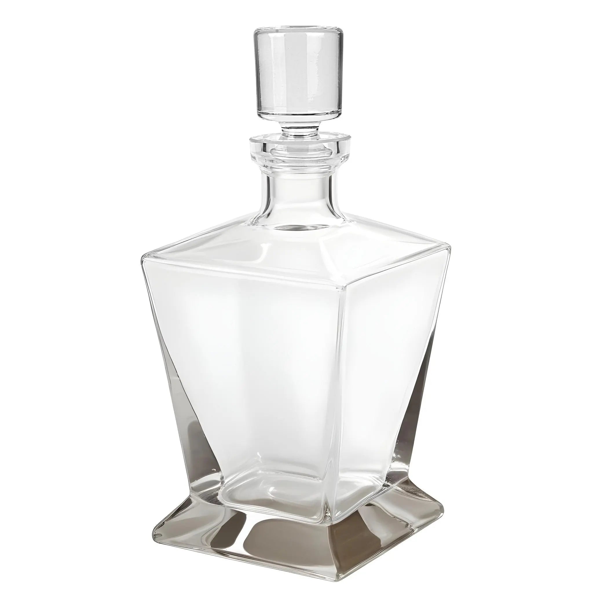 Clear Crystal Angular Shape Stemless Decanter Homeroots Kitchen & Dining