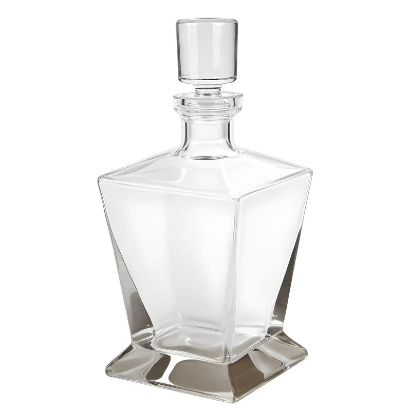 Clear Crystal Angular Shape Stemless Decanter Homeroots Kitchen & Dining