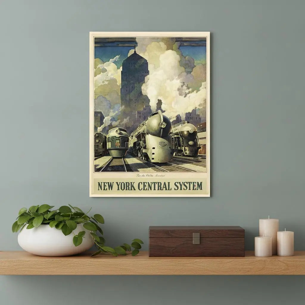 Cleveland Union Terminal Vintage Travel Unframed Print Wall Art Homeroots Home Decor