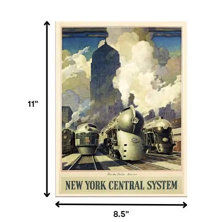Cleveland Union Terminal Vintage Travel Unframed Print Wall Art Homeroots Home Decor