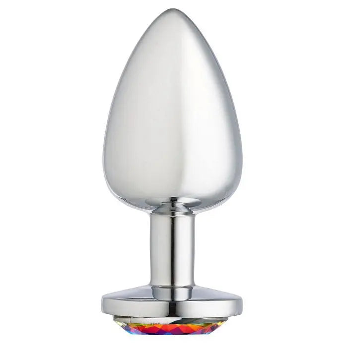 Cloud 9 Gems Anal Plug Large Silver Chromed