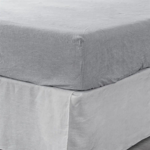 Cloud Linen Twin Fitted Sheet Homeroots Bed & Bath