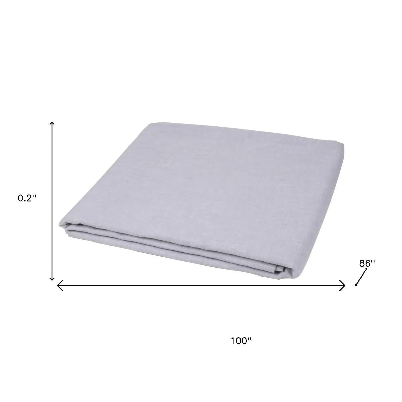 Cloud Linen Twin Flat Sheet Homeroots Bed & Bath