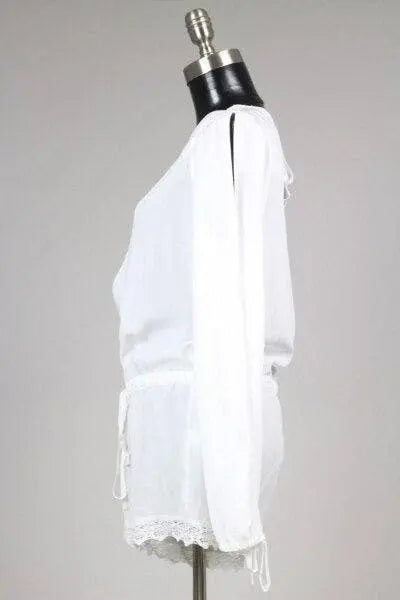 Cloud Nine White Romper SurelyMine