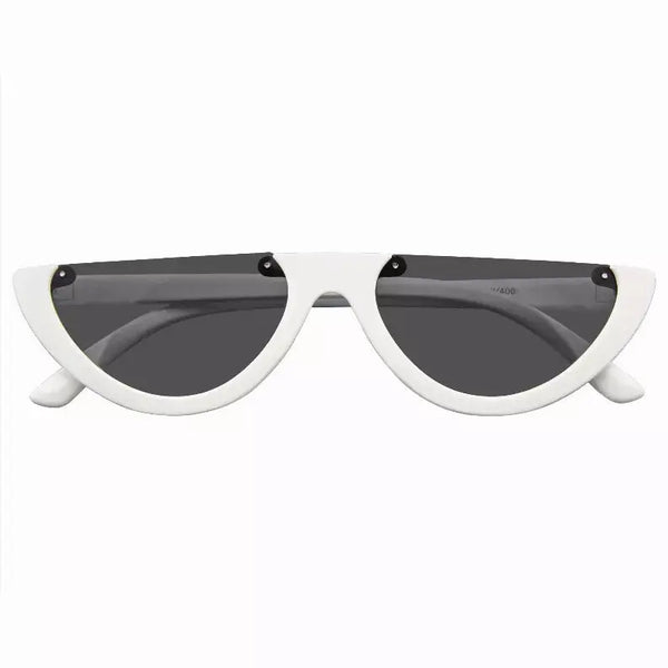 Clout Goggles Cat Eye Sunglasses Vintage Half Mod Style Retro Sunglasses Sunglass Memphis