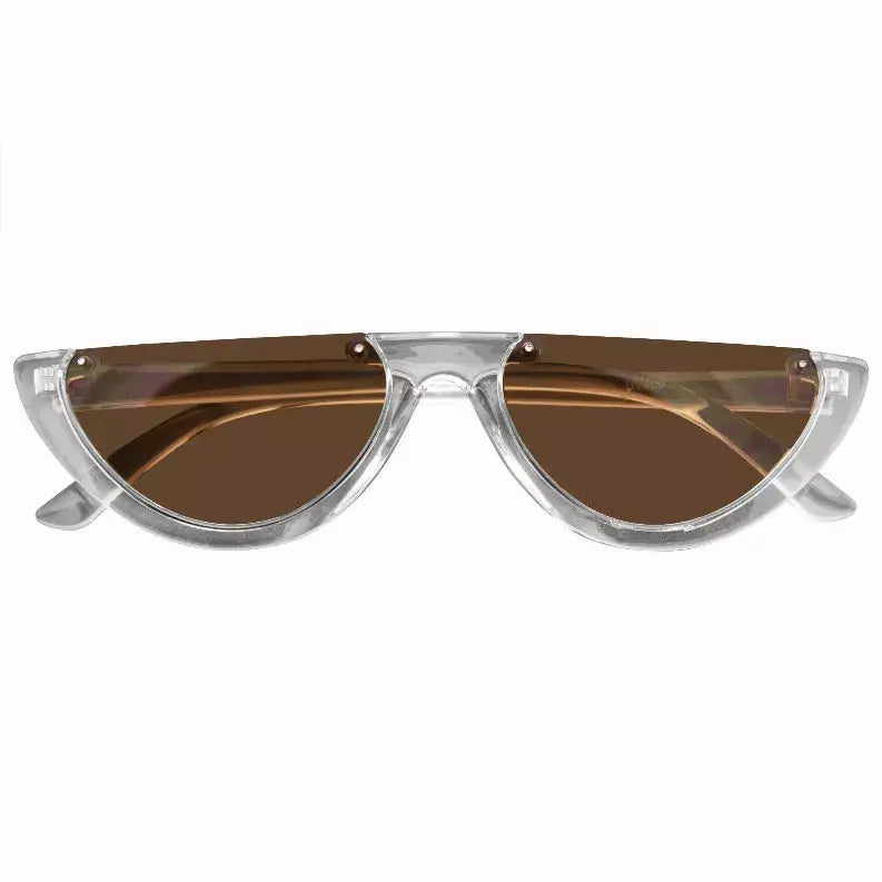 Clout Goggles Cat Eye Sunglasses Vintage Half Mod Style Retro Sunglasses Sunglass Memphis