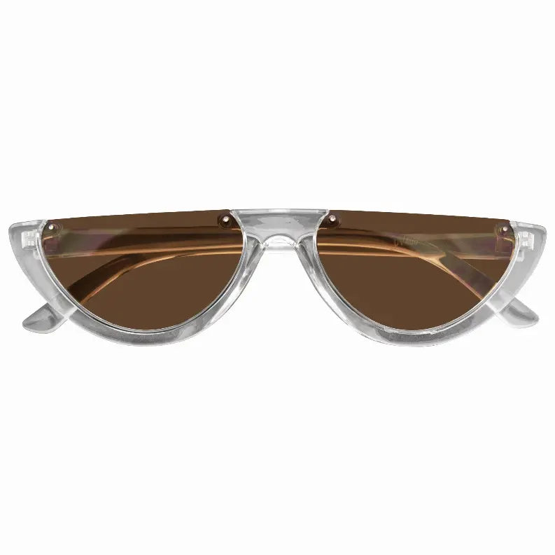 Clout Goggles Cat Eye Sunglasses Vintage Half Mod Style Retro Sunglasses Sunglass Memphis