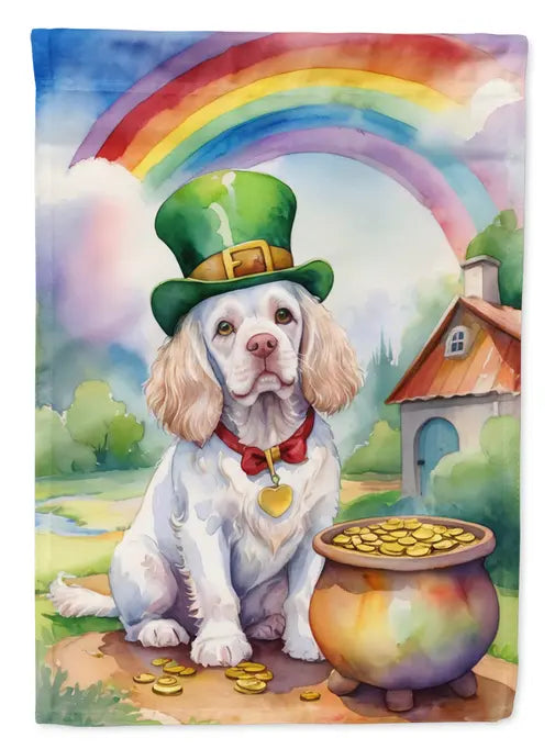 Clumber Spaniel St Patrick's Day Garden Flag Caroline's Treasures